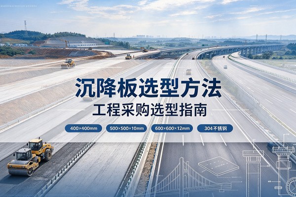连南沉降板选择方法