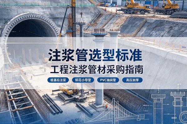 连南注浆管选型标准