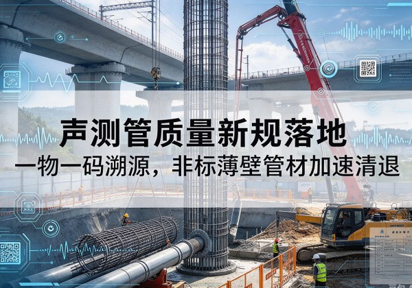 连南声测管质量新规落地，一物一码溯源，非标薄壁管材加速清退