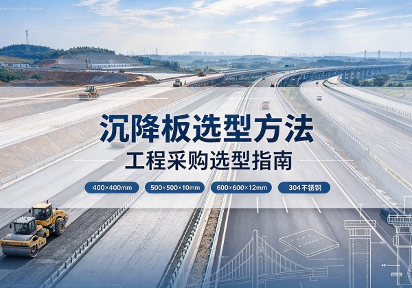 连南沉降板选择方法