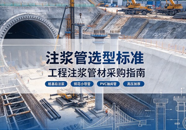 连南注浆管选型标准